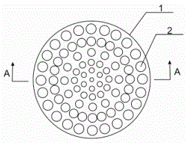 A novel overflow sieve tray column with curved sieve tray