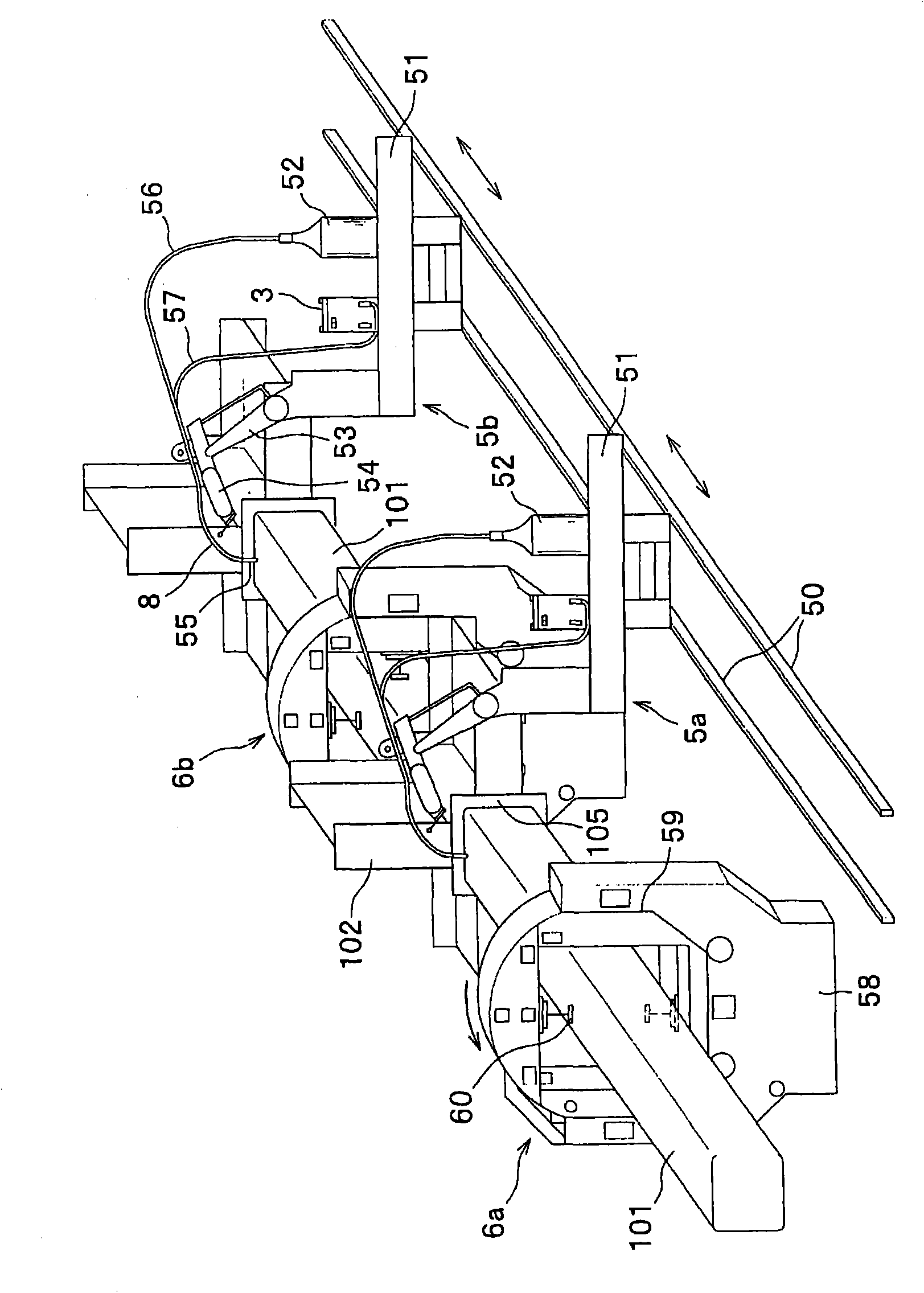 Welding setting device, welding robot system and welding setting method
