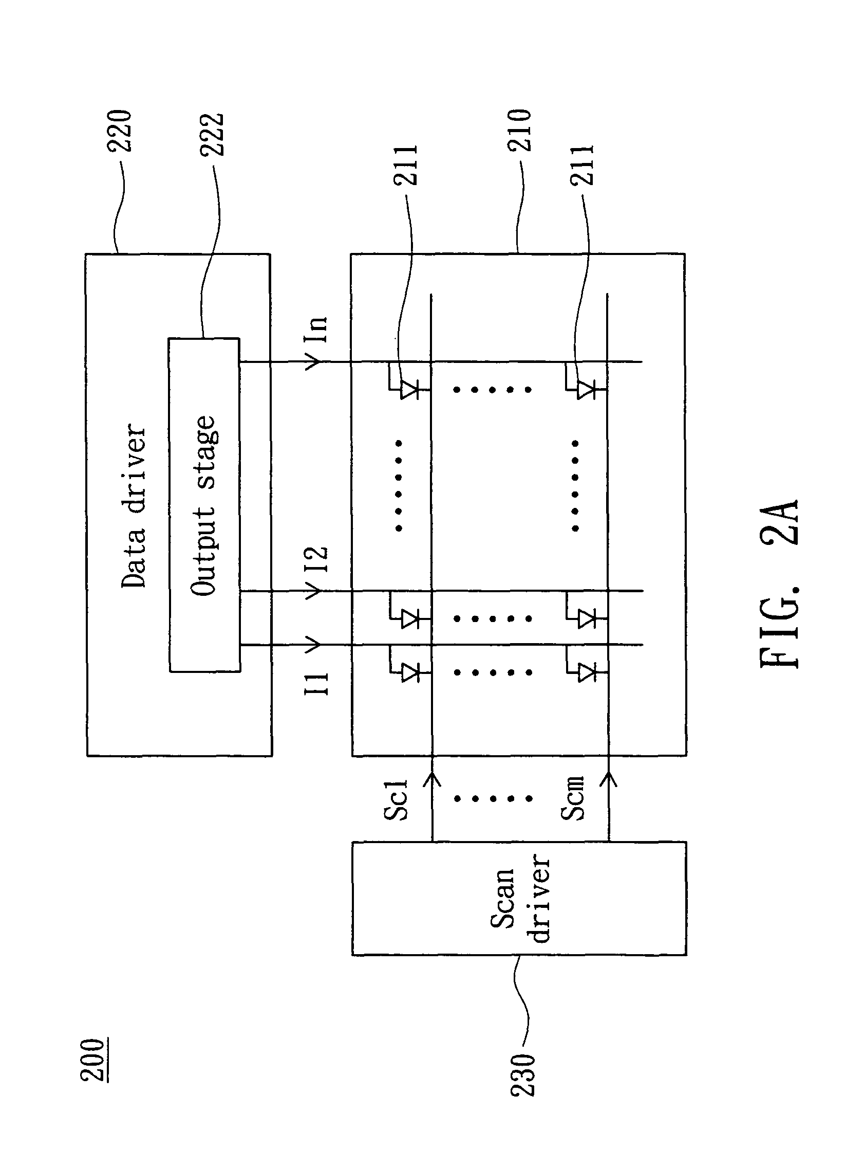 Organic light-emitting diode (OLED) display and data driver output stage thereof