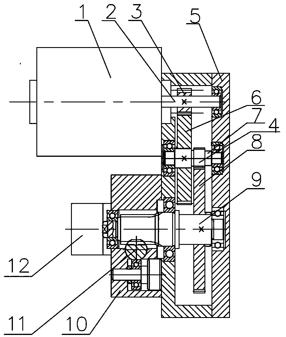 Electronic shifting system of vehicle mechanical gearbox