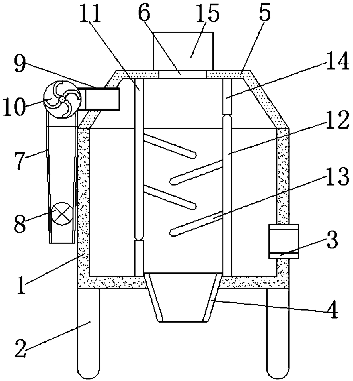 Cooler for feed processing