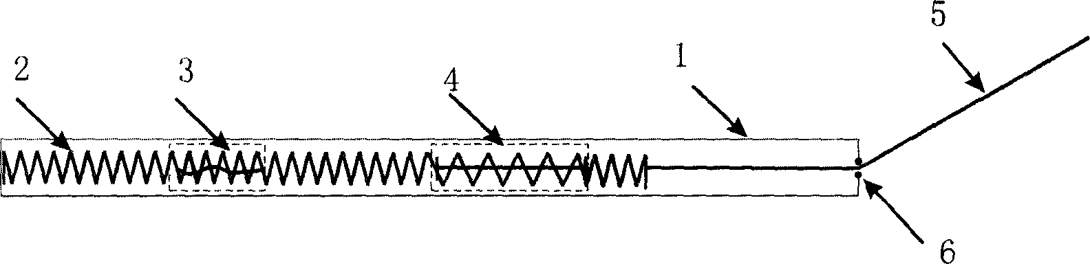 Rigidity variable elastic system simulating device