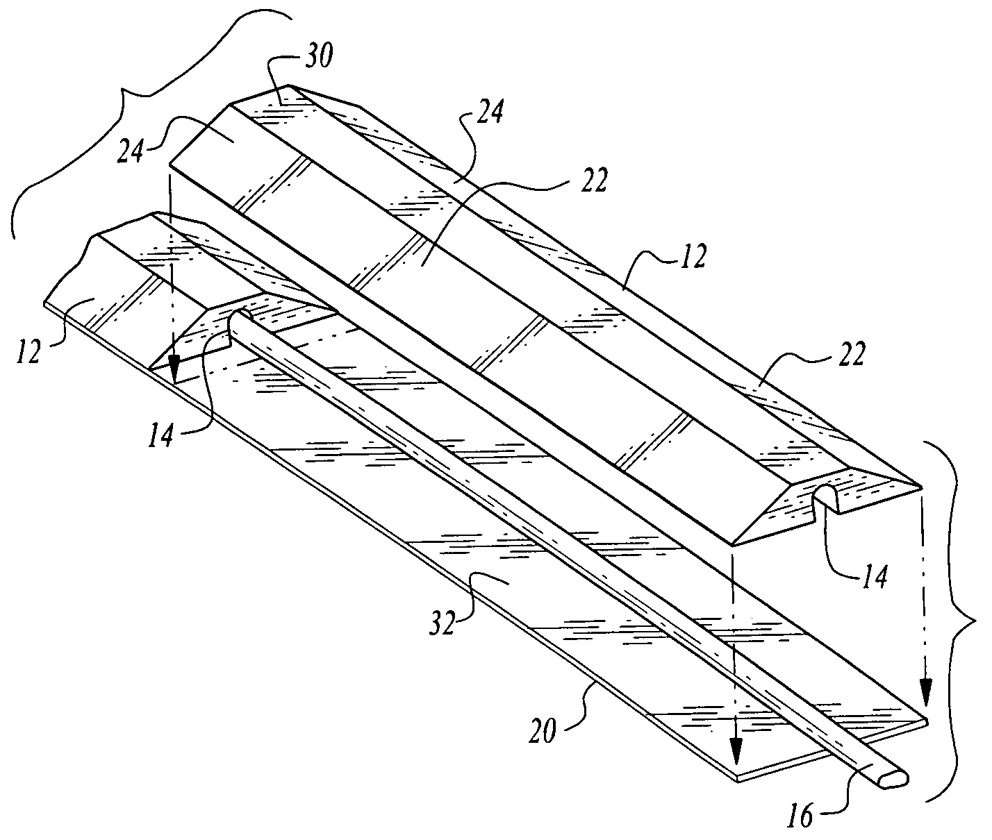 Apparatus for protecting cables or other elongated objects from traffic damage