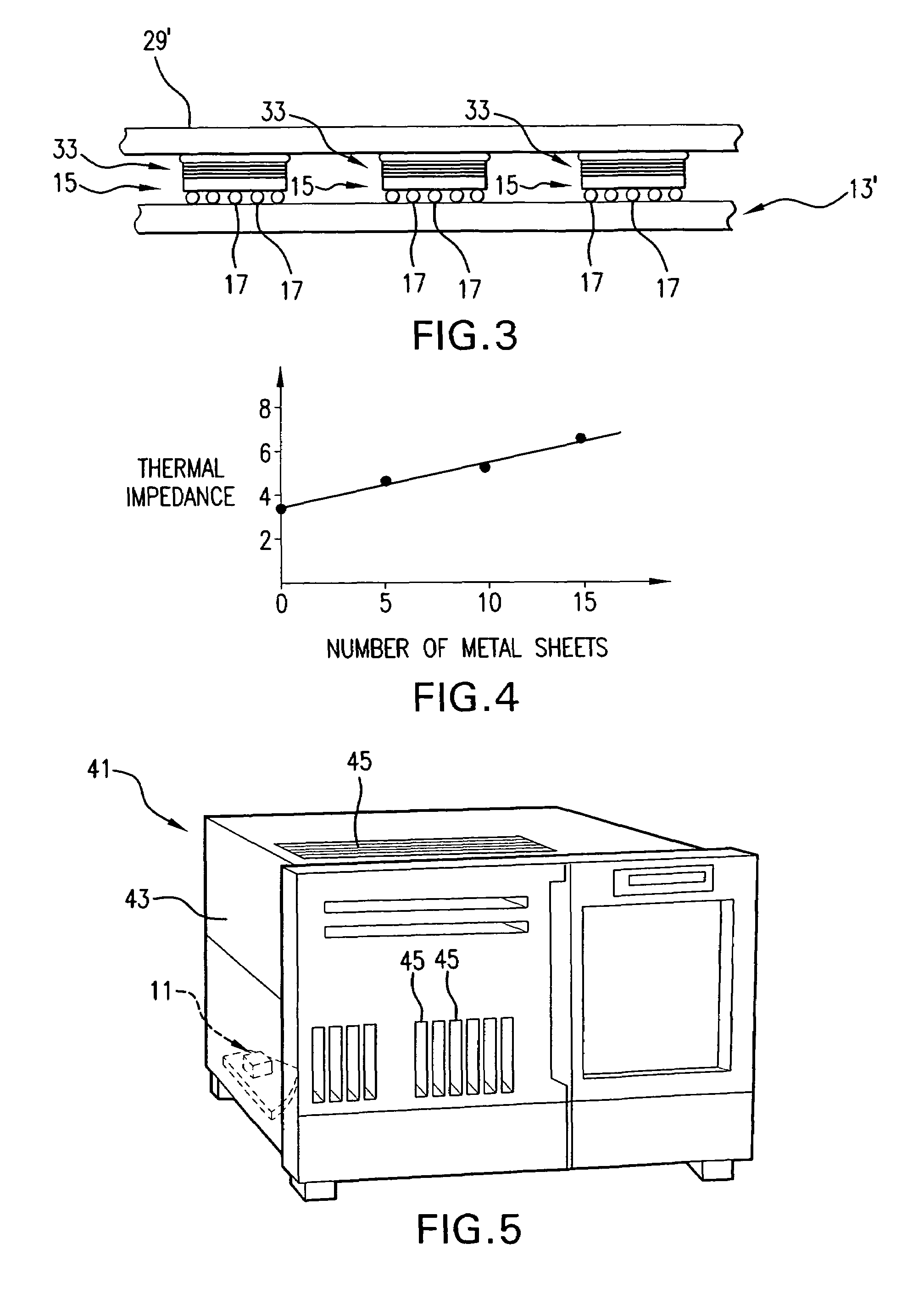 Adjustable thickness thermal interposer and electronic package utilizing same