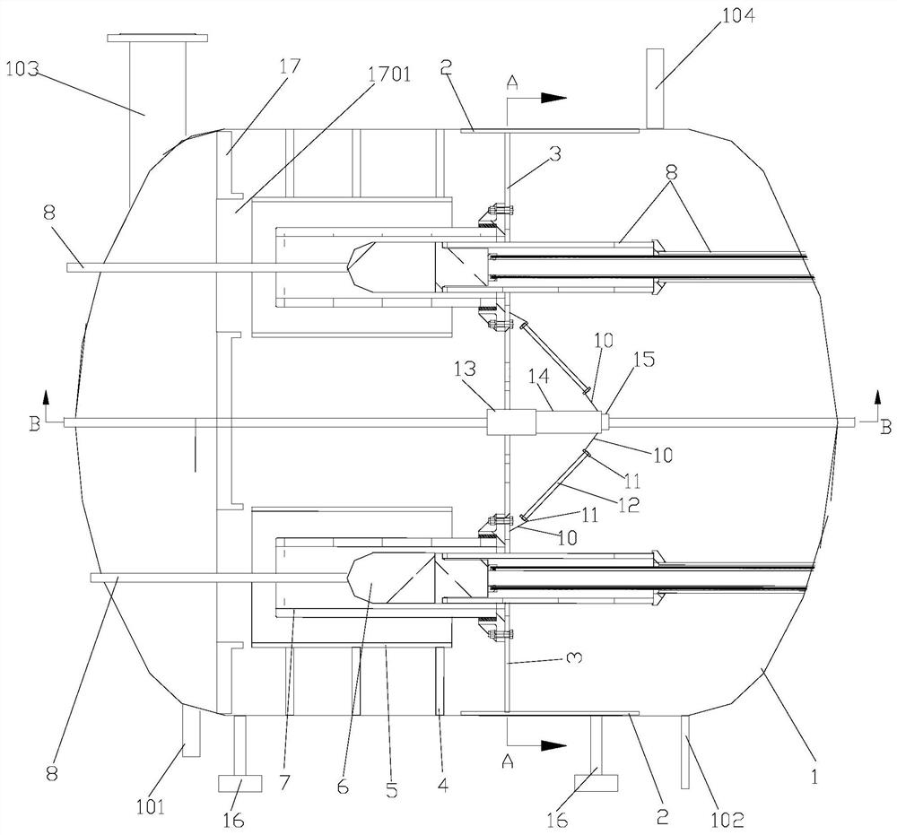 Horizontal fully submerged electrode boiler