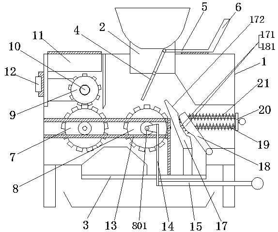 Combined nut cracking device