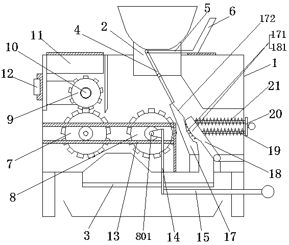 Combined nut cracking device