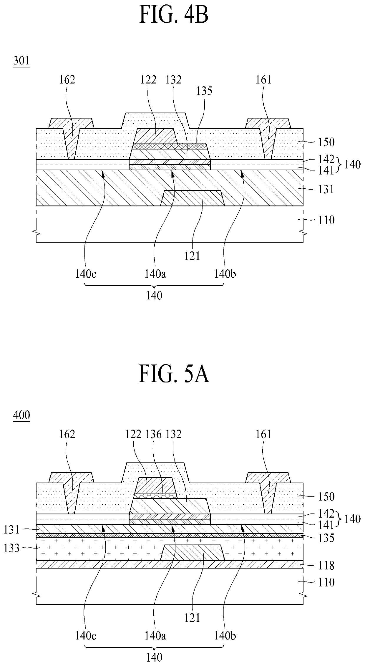 Thin film transistor, method for manufacturing the thin film transistor and display device comprising the thin film transistor