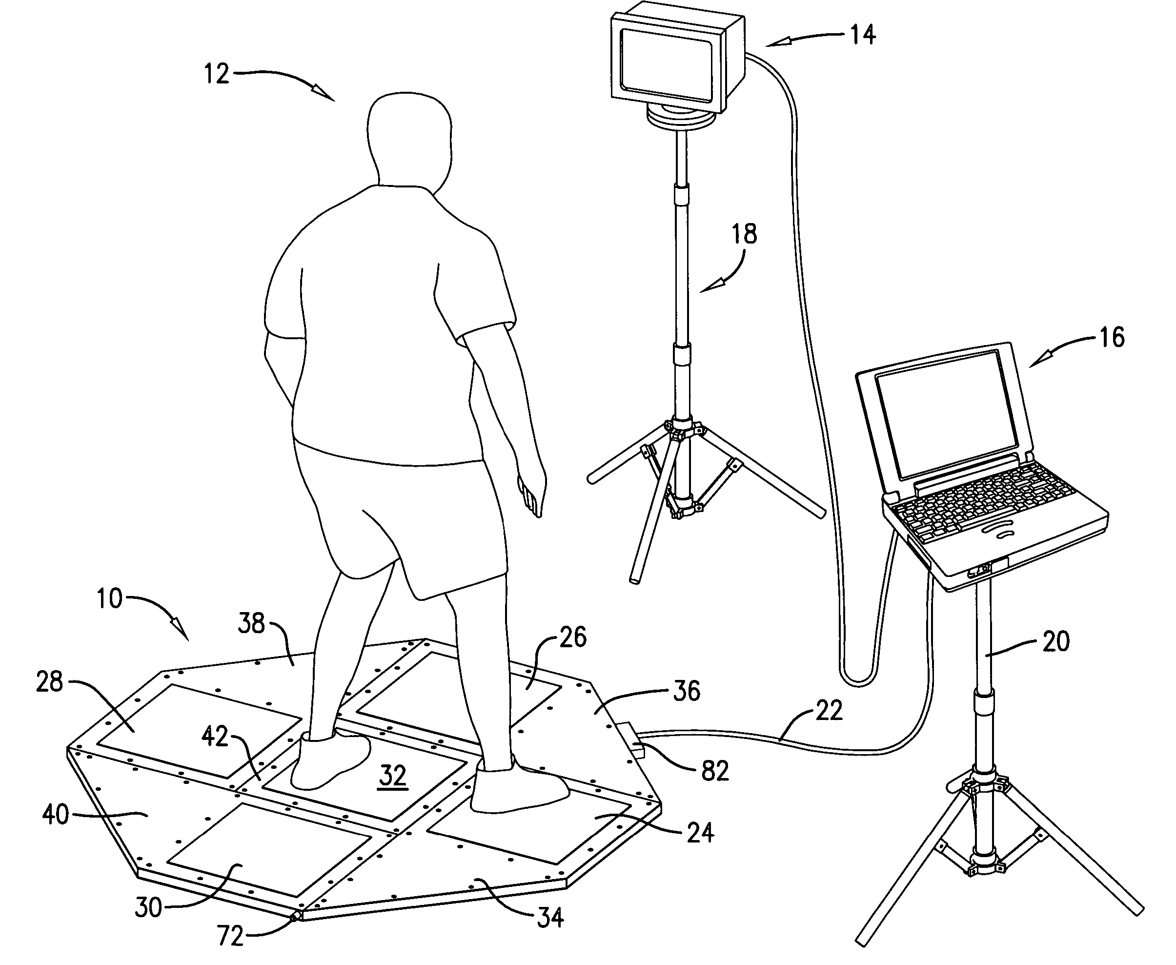 Method and apparatus for oculomotor performance testing