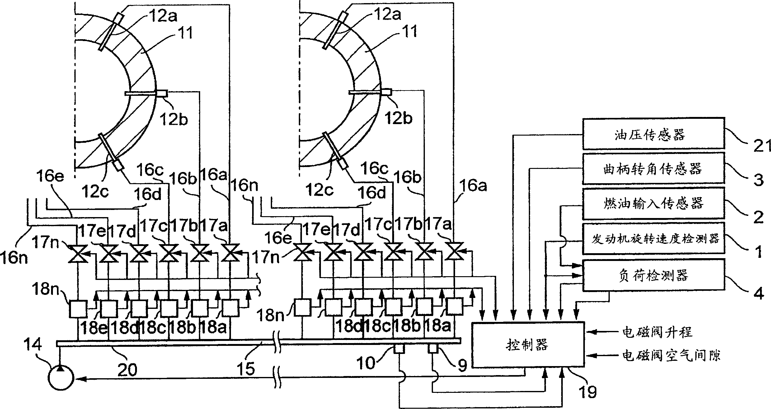 Internal combustion engine with cylinder lubricating system