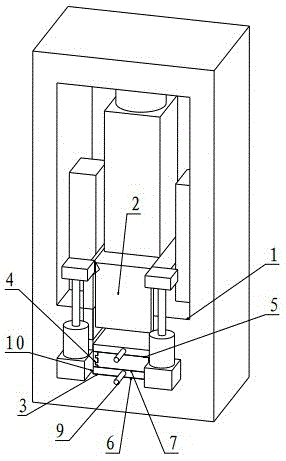 Board press used for bamboo chip tests