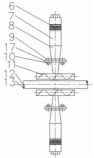 Ultrasonic wire deicing device and method thereof