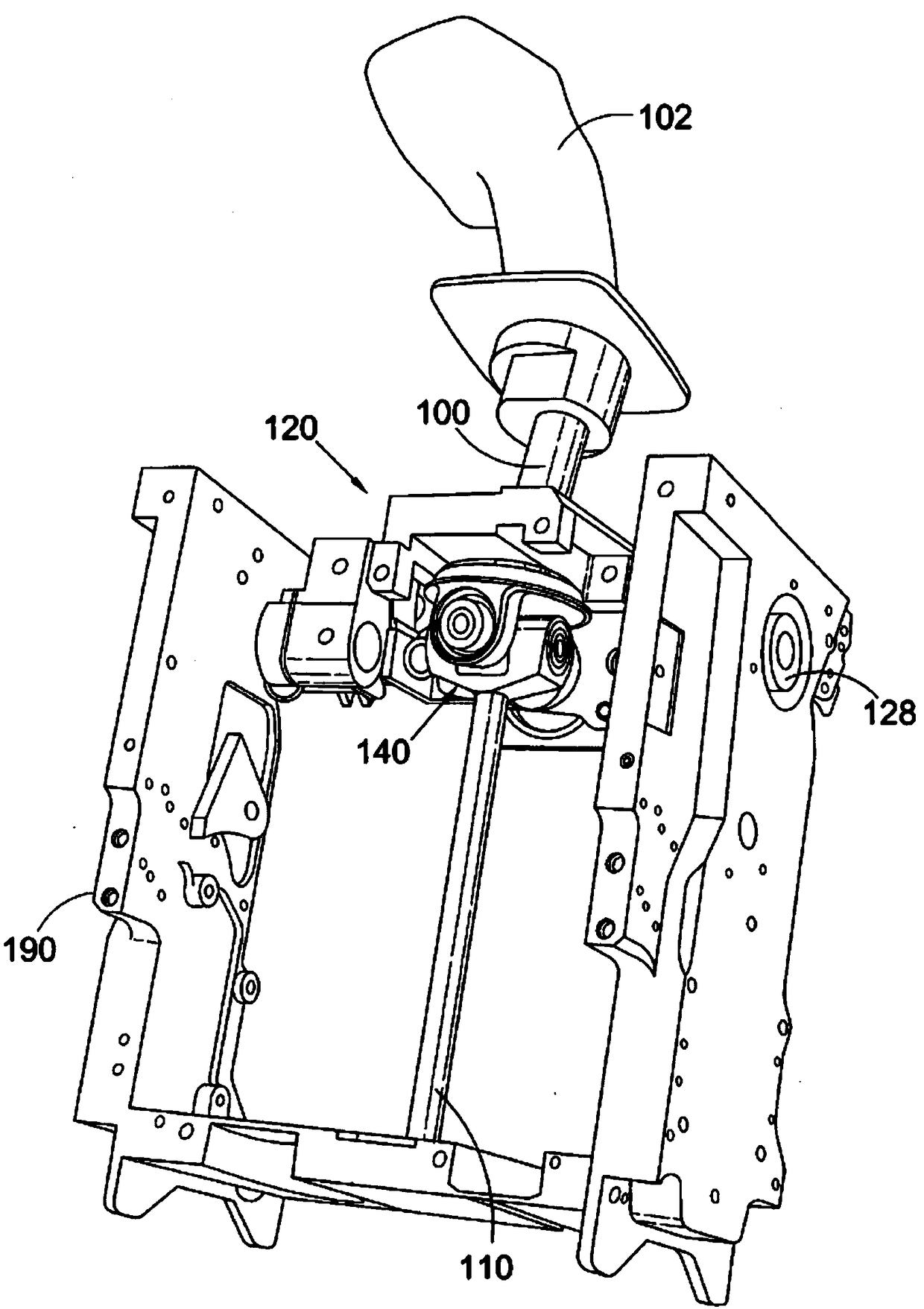 Three-axis control stick