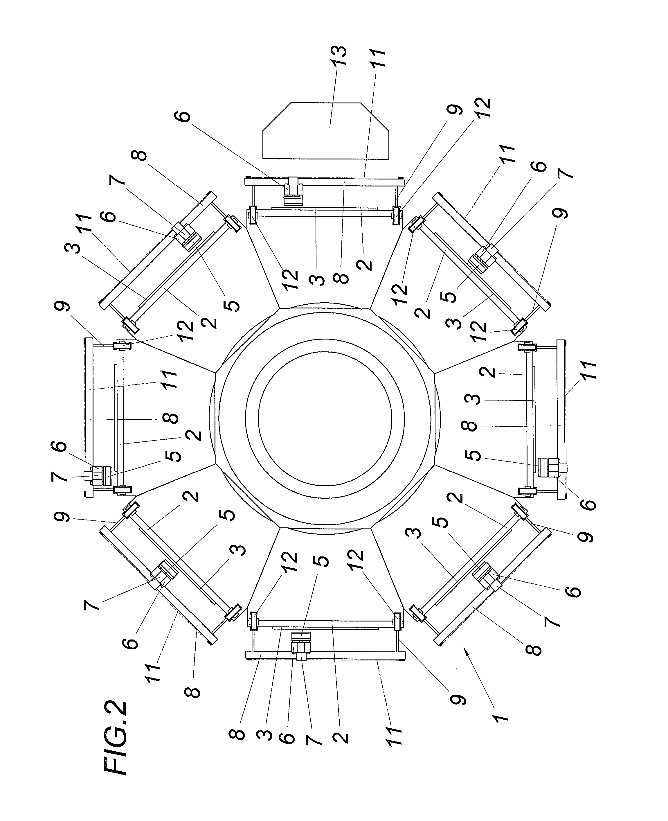 Facility for repairing flaws in pieces of wood