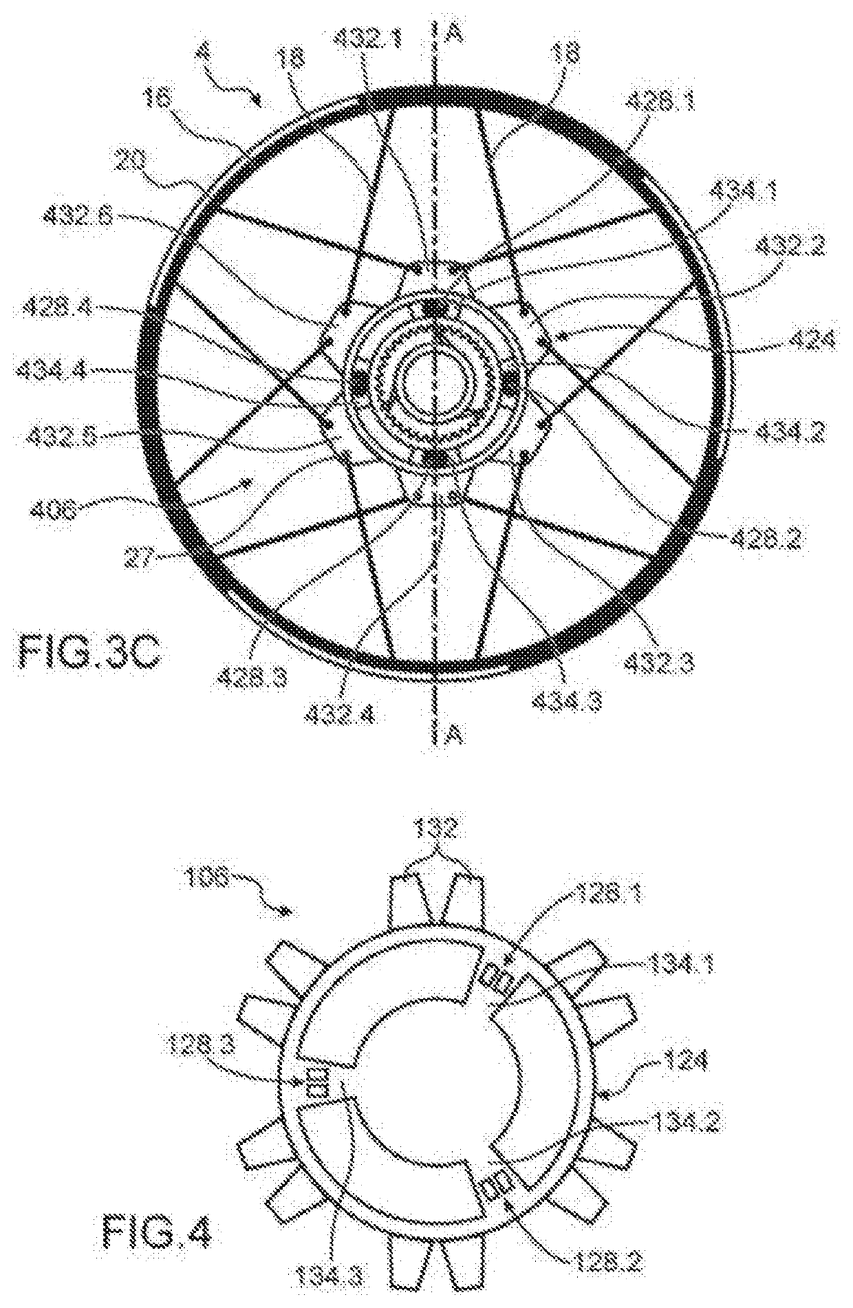 Hub for a  bicycle wheel allowing the determination of the driving torque and of the power generated by the cyclist