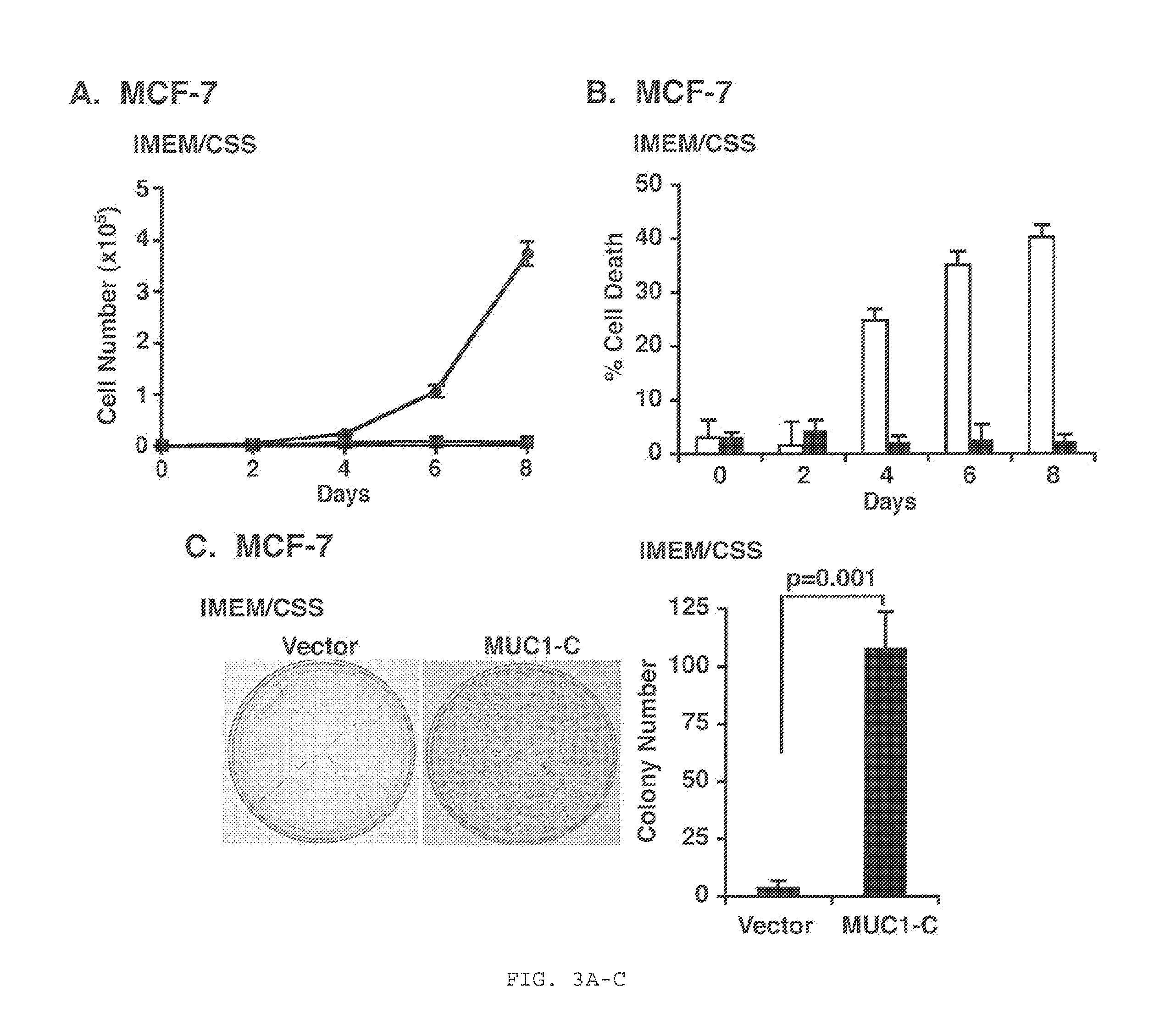 Combination Anti-estrogen receptor cancer therapy using muc1 peptides and chemotherapeutics