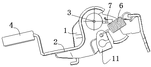 Opening device of automobile filler cap