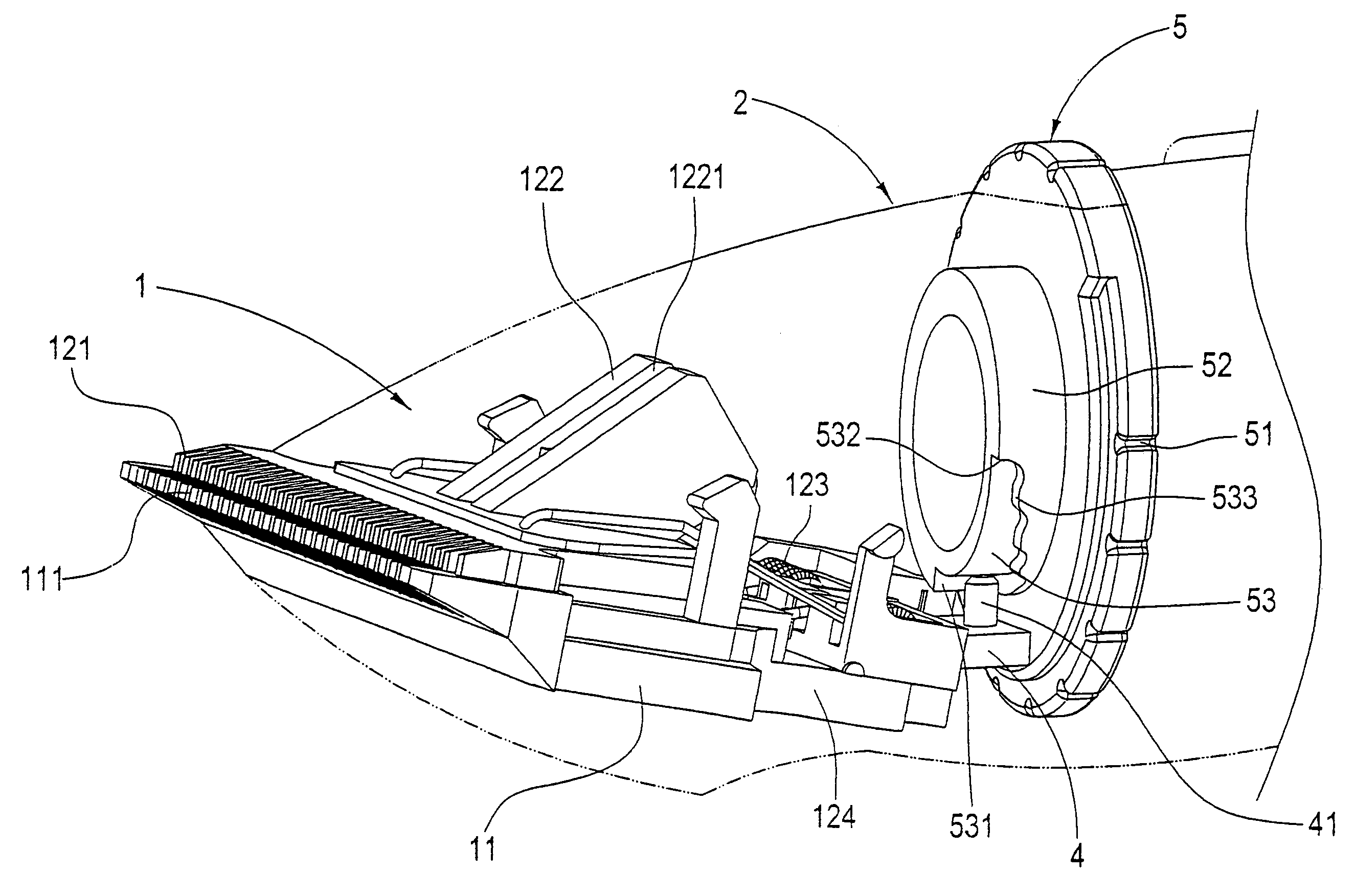 Adjustable apparatus for hair clipper