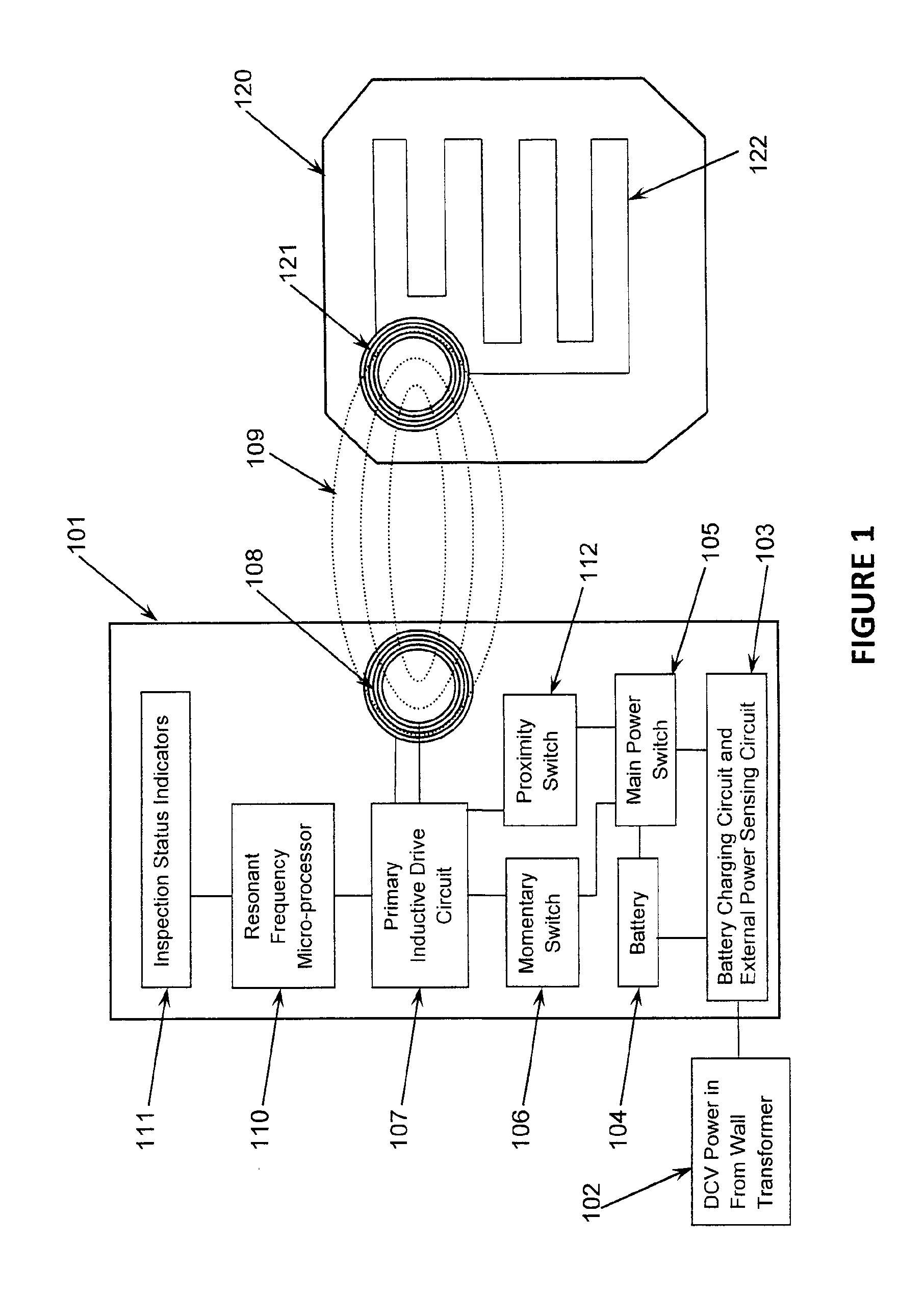 Wireless method and apparatus for detecting damage in ceramic body armor