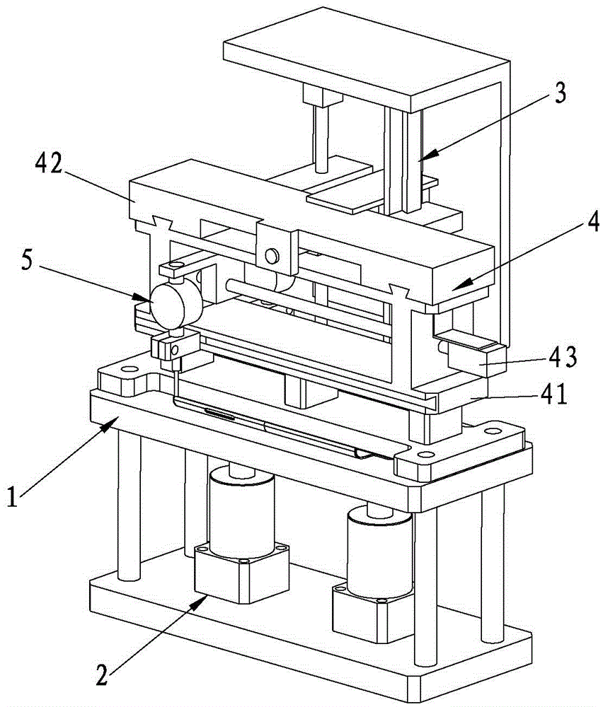 Automatic flatness detection device and test method