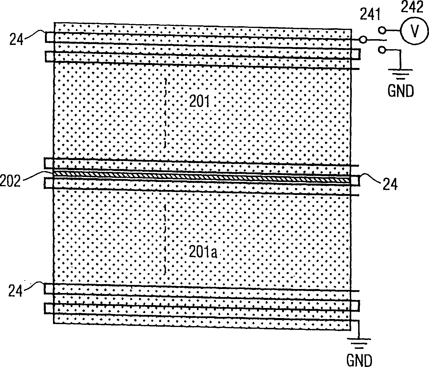 Capacitance type fingerprint access chip