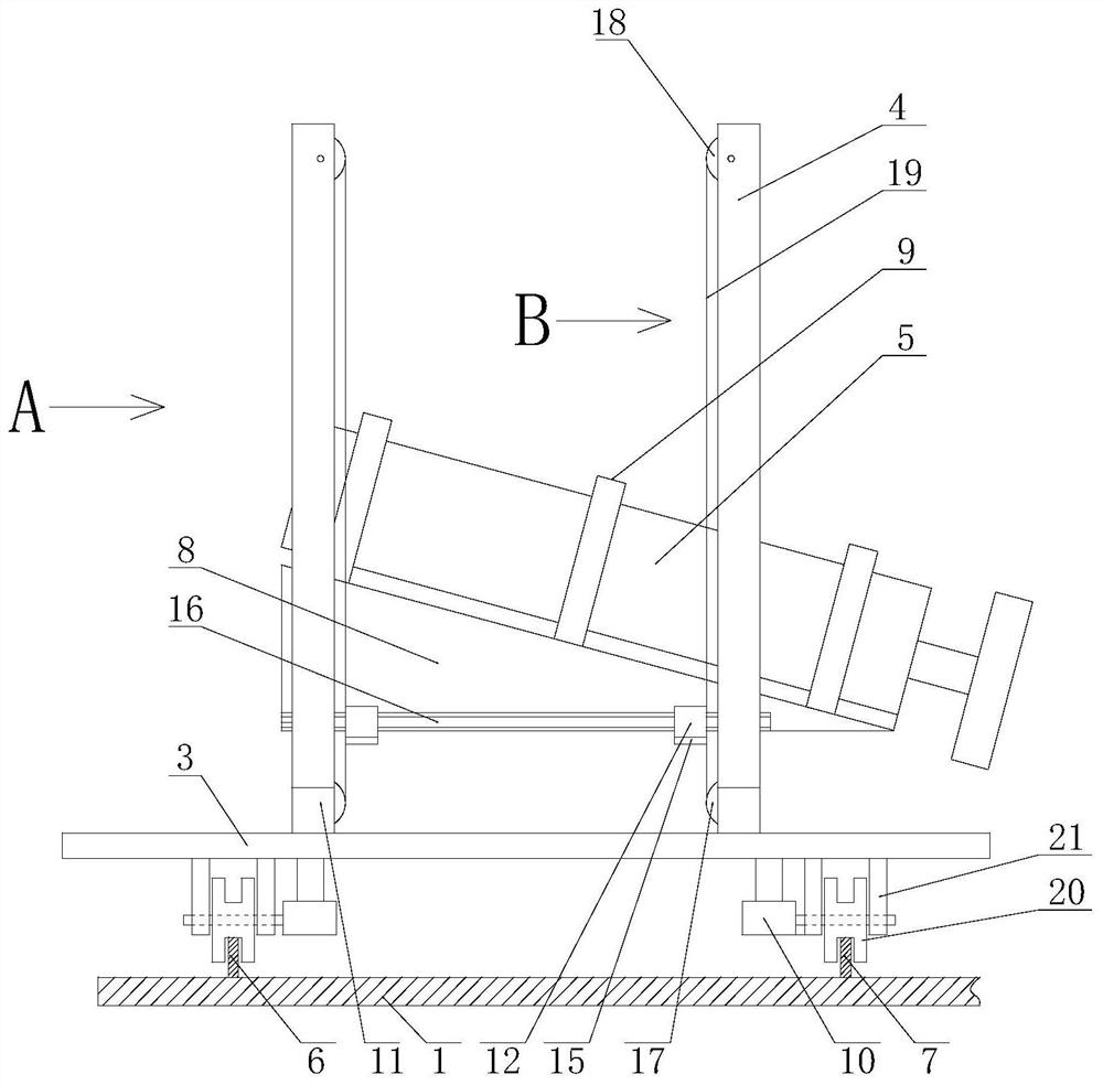 A three-dimensional synchronous loading device for ultrasonic-assisted laser melting deposition forming of large-volume parts