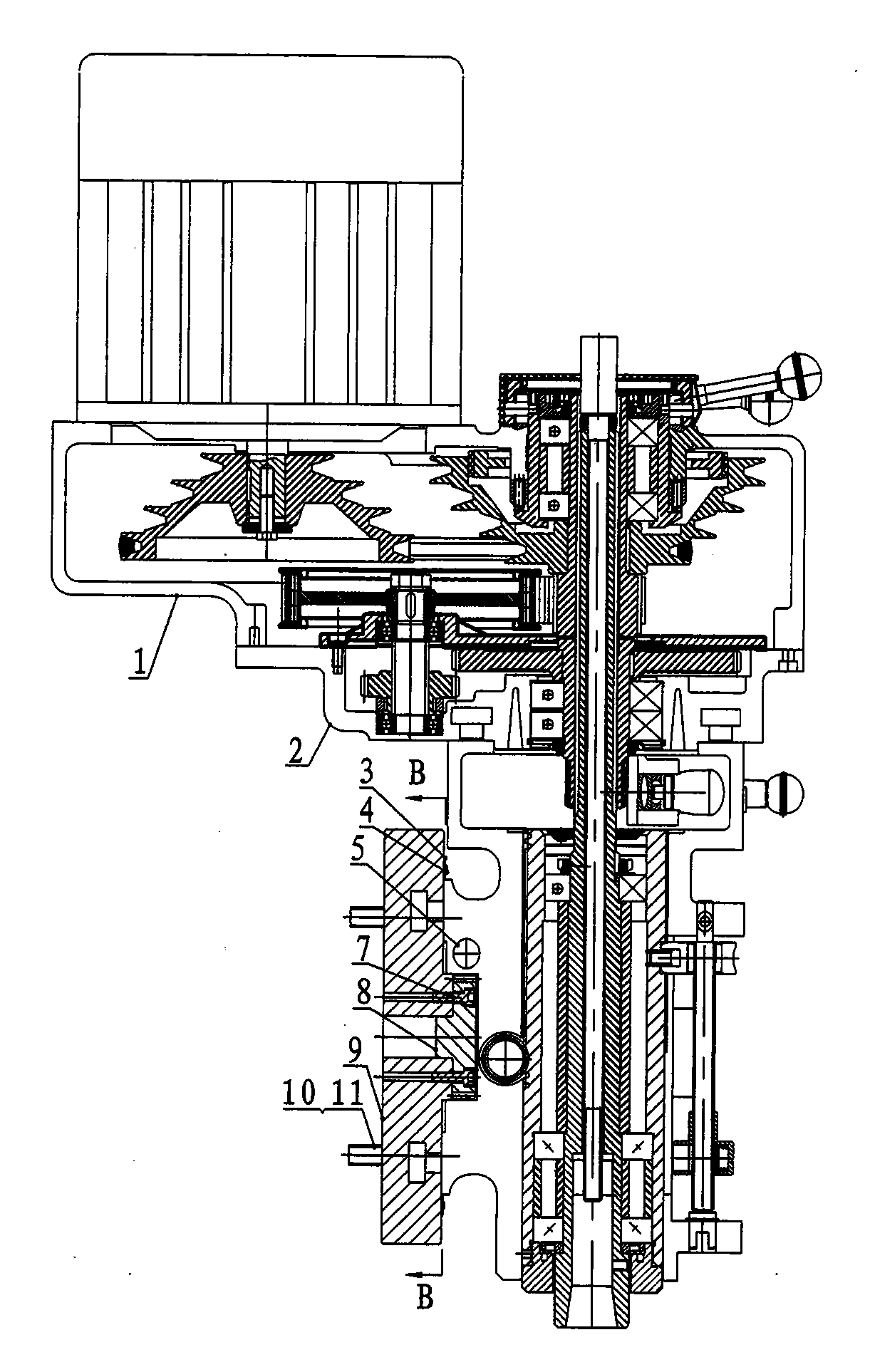 Milling machine connection device