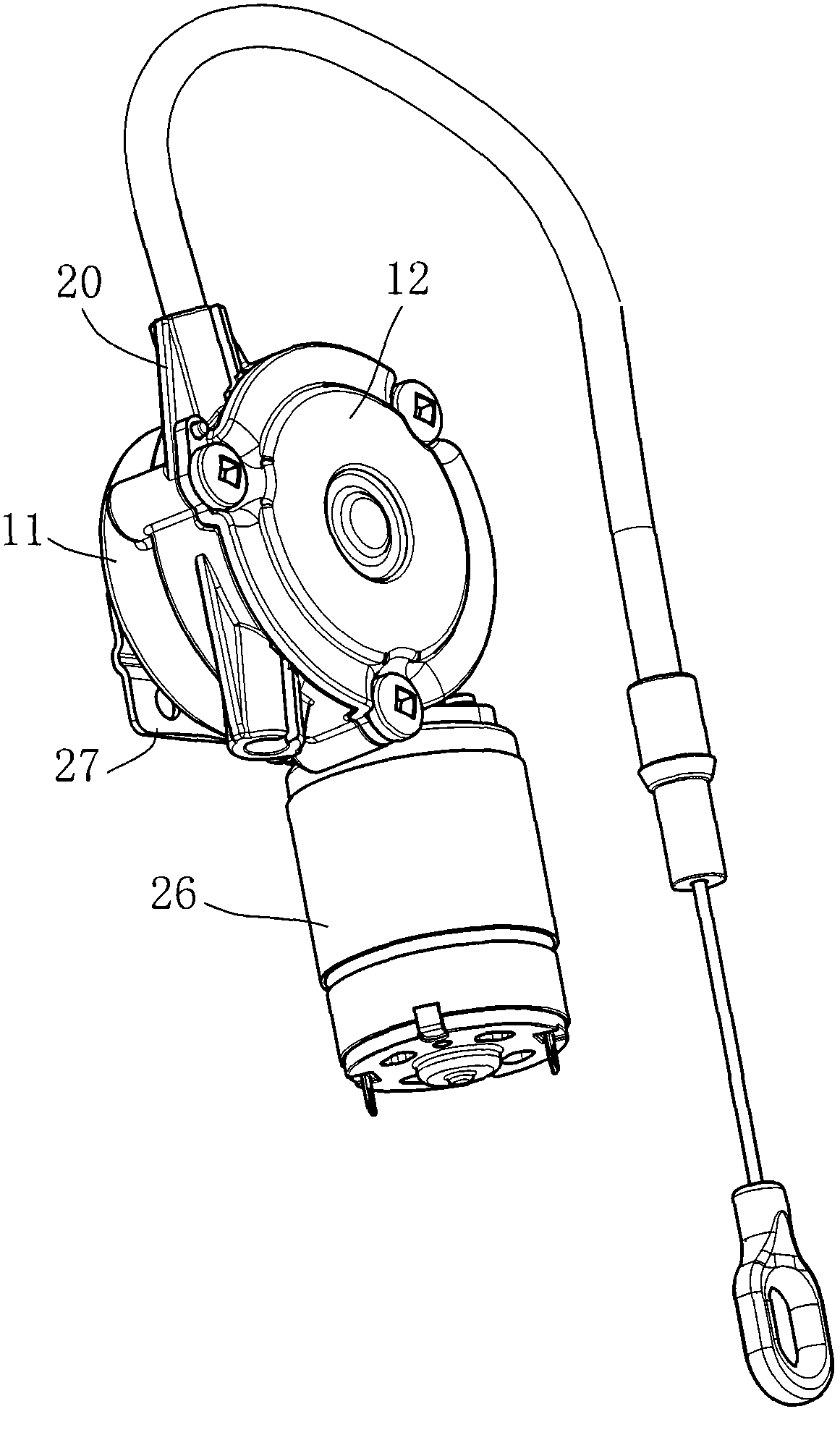 Driving device for electric lumbar system