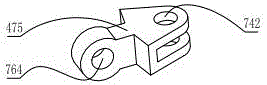 Glass detection device with copper alloy screw, halo camera, plate wheel, turning plate, wheels and pressing plates