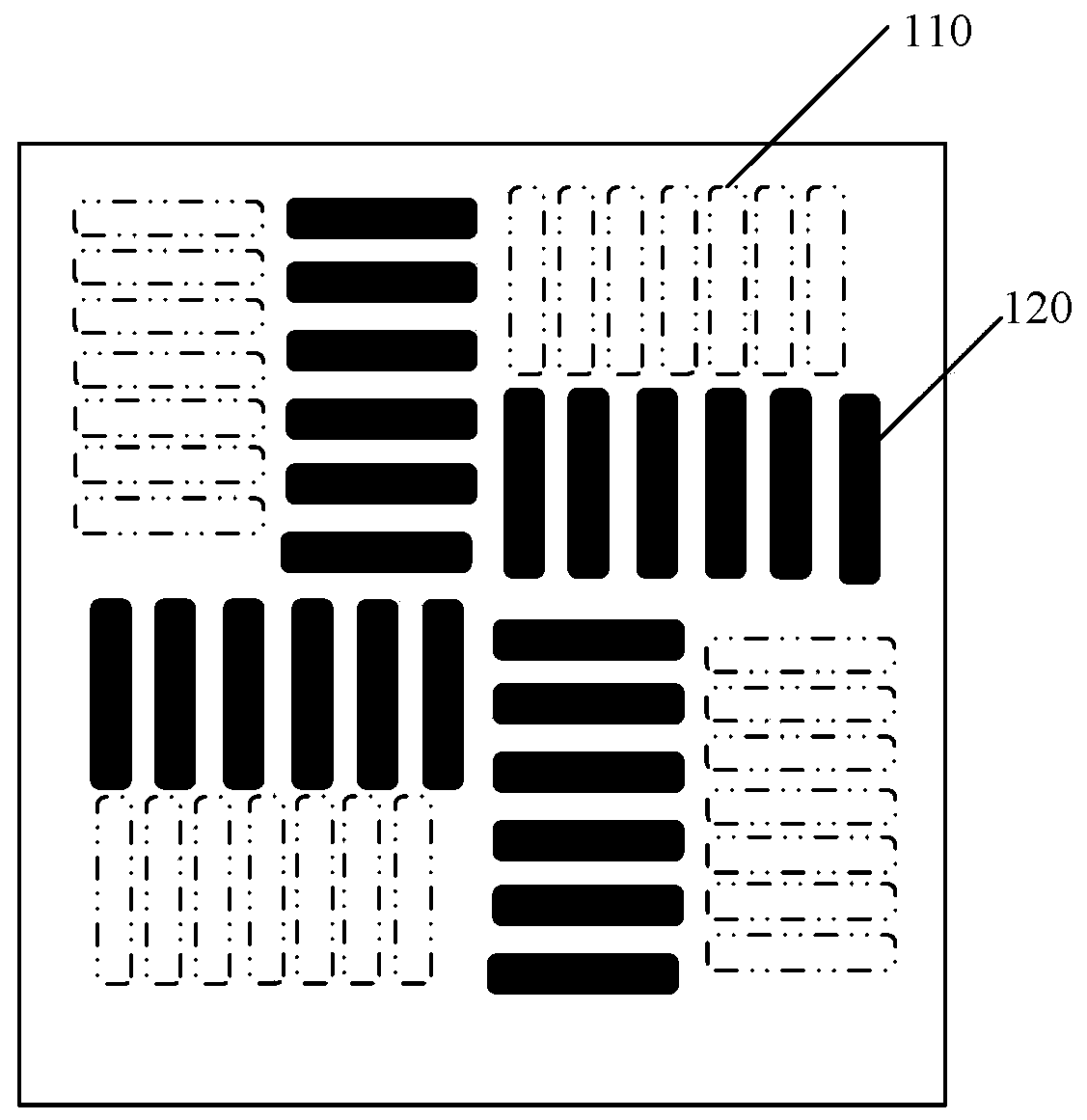 Overlay marking method, overlay measuring method and overlay mark