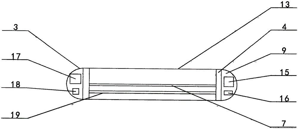 Special drawing-measuring device for highway design