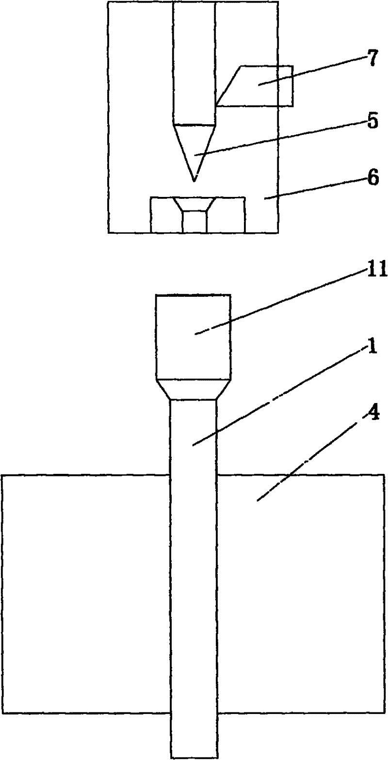 Method for machining reduced copper capillary tube used in air conditioner