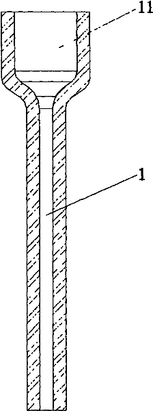 Method for machining reduced copper capillary tube used in air conditioner