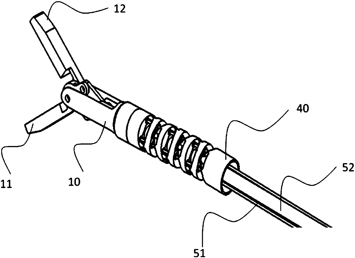 Snakelike surgical instrument