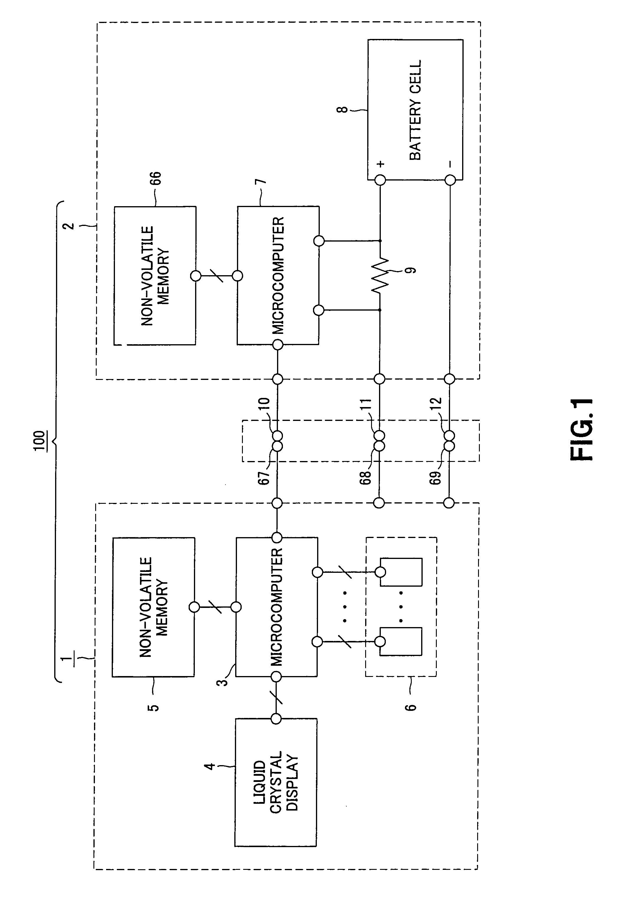 Battery residual quantity display method and electronic equipment