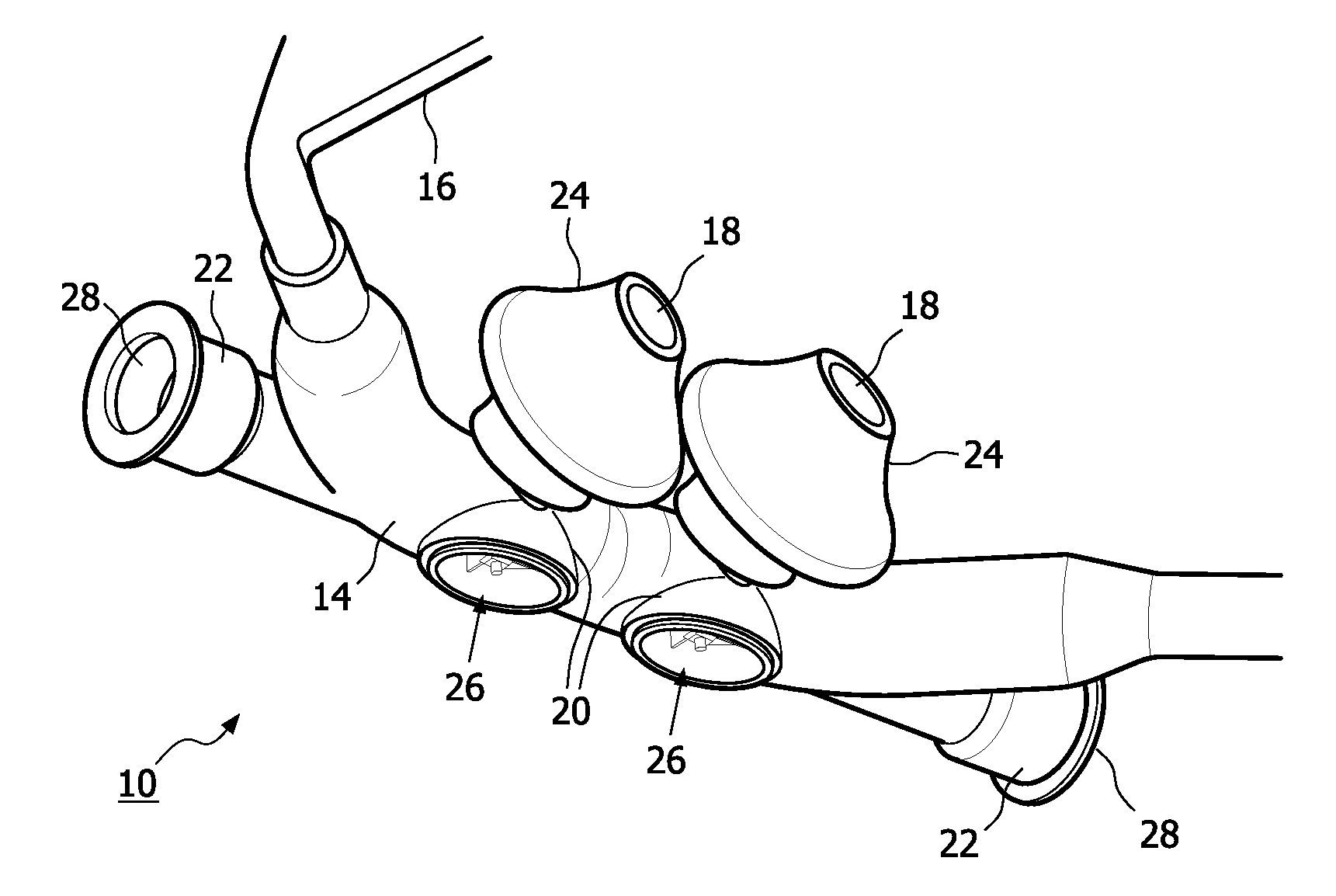 System and respiration appliance for supporting the airway of a subject