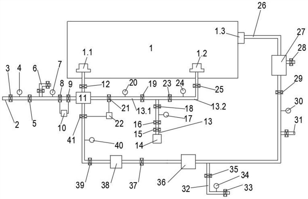 Low-nitrogen combustion transformation method and system for medium-grade kiln