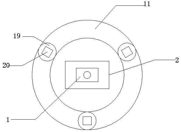 Satellite pot capable of adjusting orientation