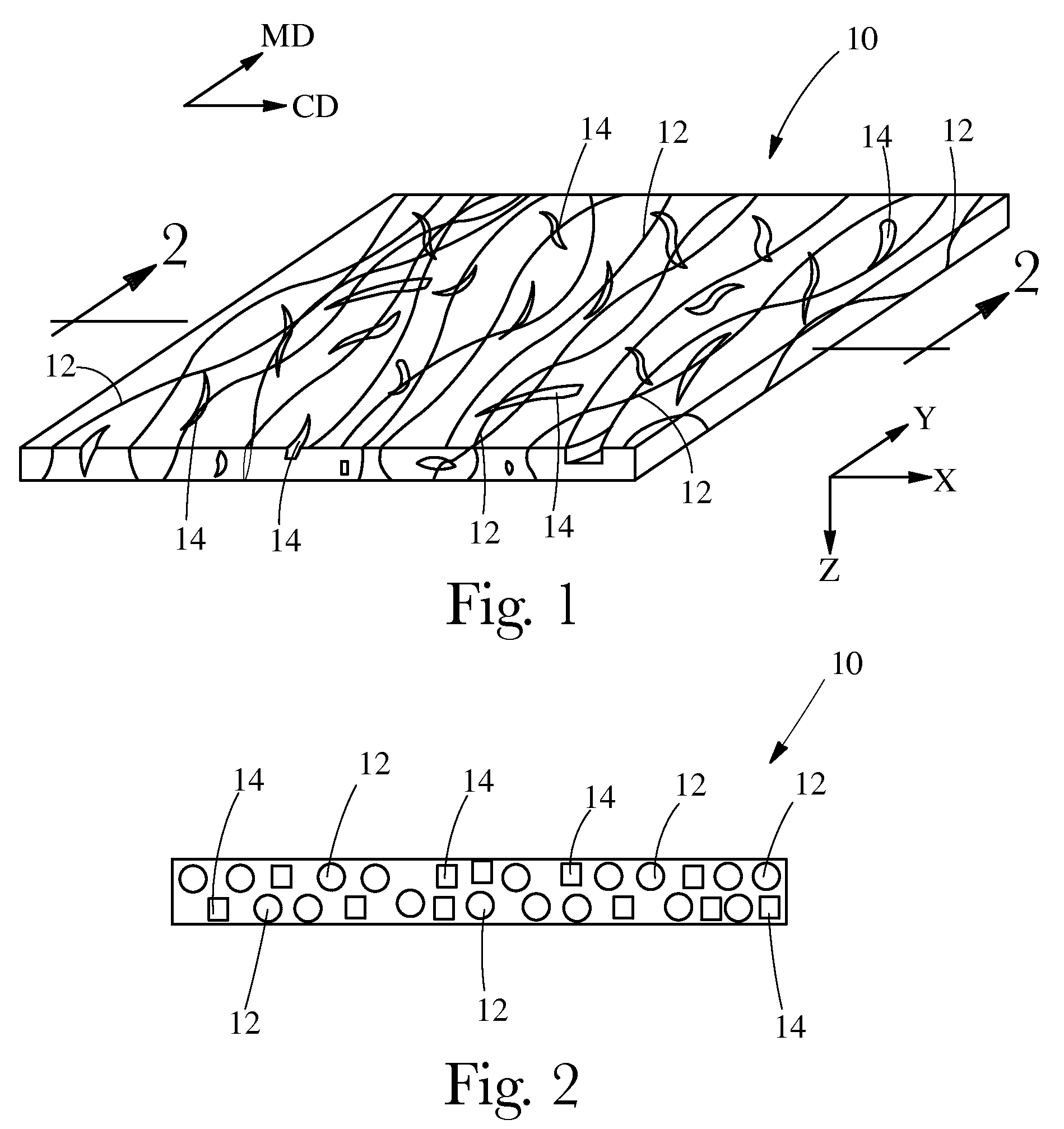 Low lint fibrous structures and methods for making same