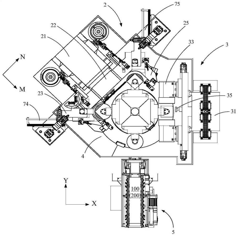 Silicon rod cutting and grinding all-in-one machine, silicon rod squaring machine and silicon rod machining method