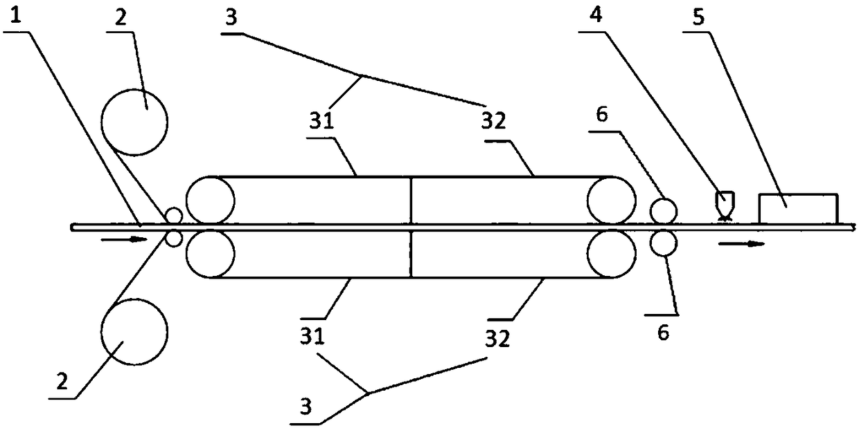 Light high-strength flame-retardant weather-resistant continuous fiber reinforced thermoplastic composite plate and preparation method thereof