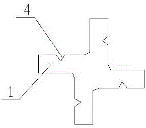 Hard high-torque cross-recessed punch assembly