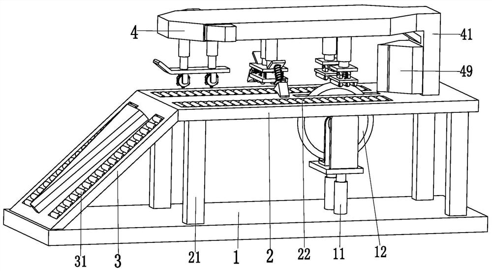 A hog hanging automatic processing system