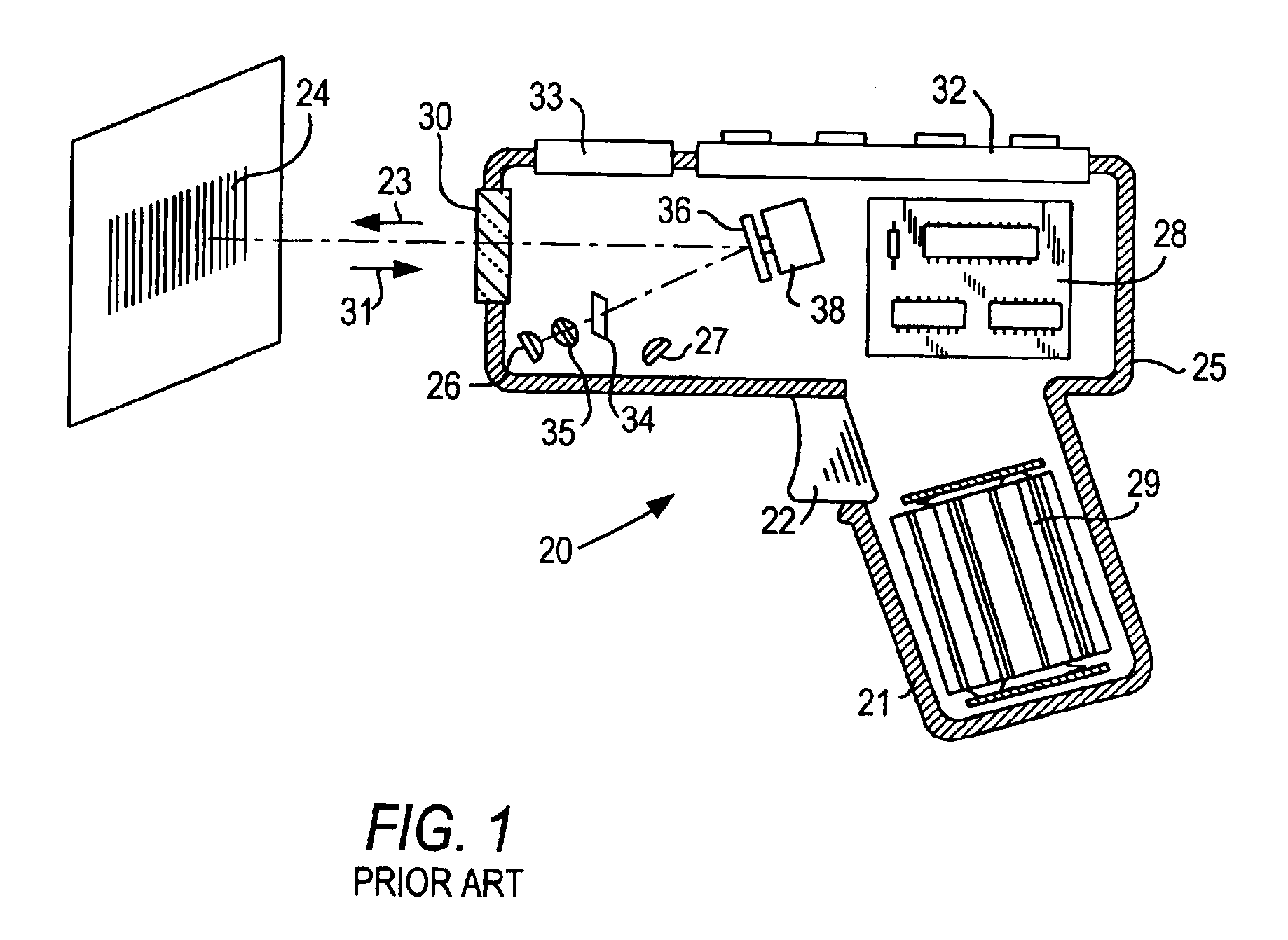 Focusing arrangement and method in electro-optical readers