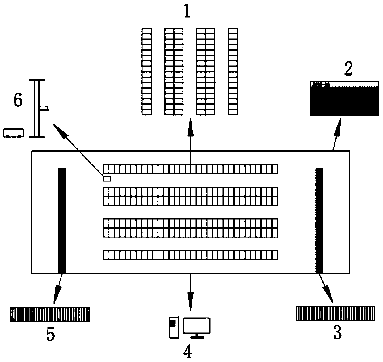 Intelligent warehousing system for prebaked anode carbon blocks