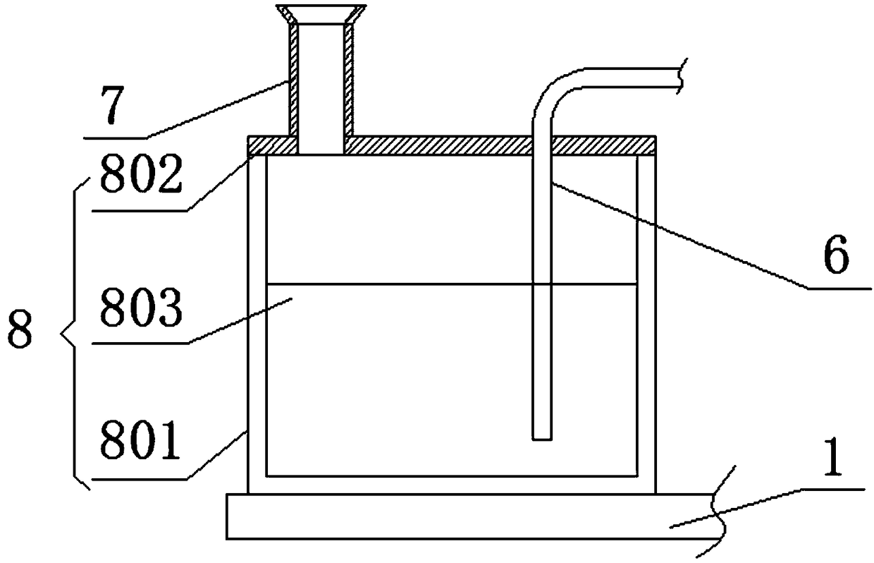Industrial waste gas dust and purification device