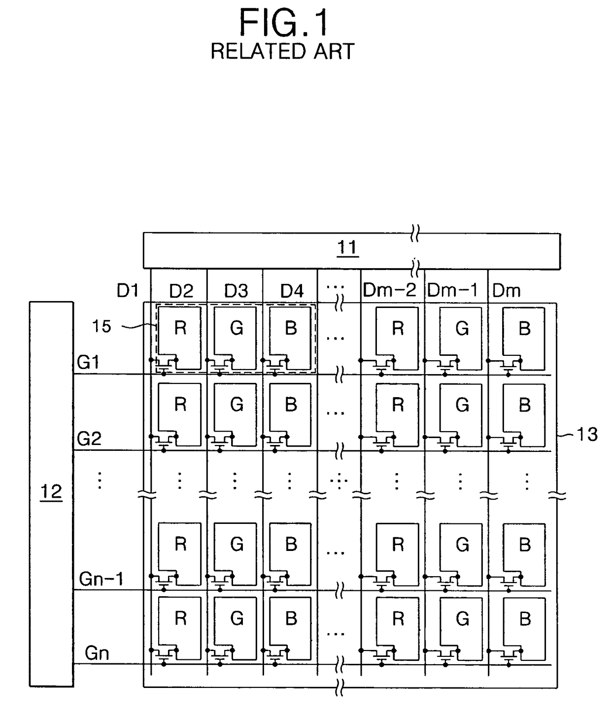 Gate driving circuit and display apparatus including four color sub-pixel configuration