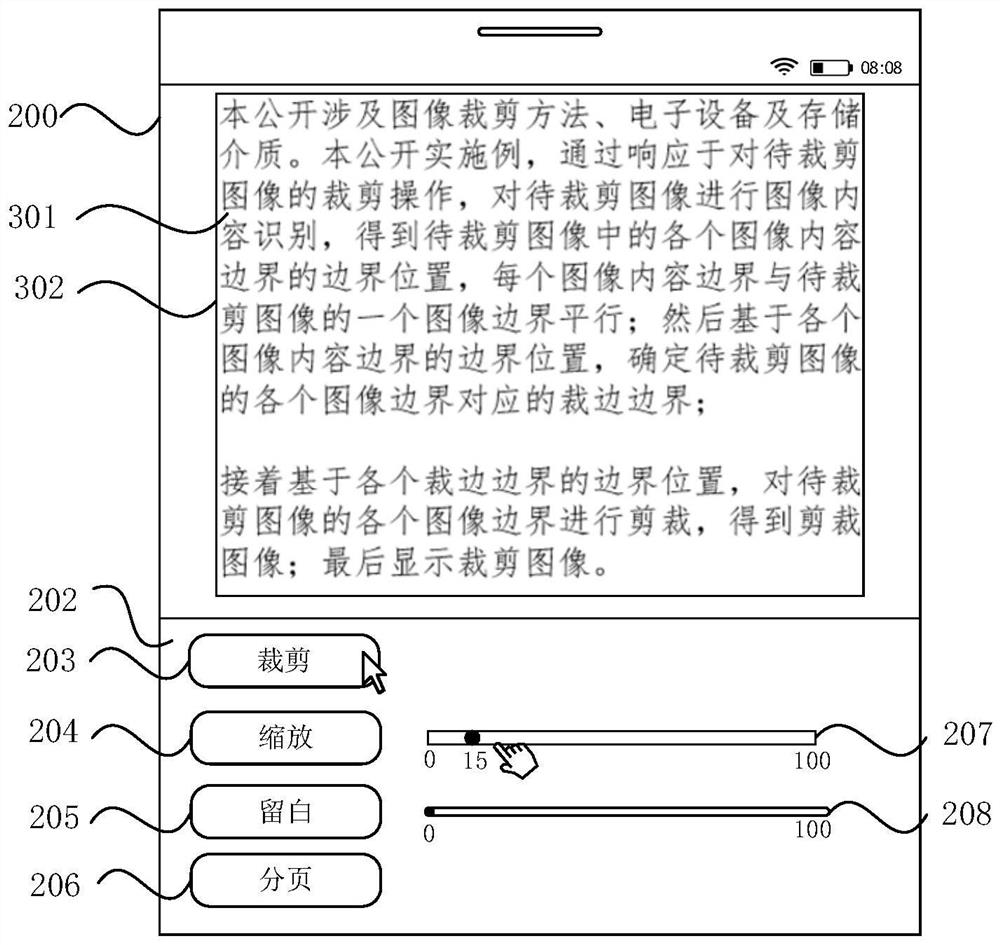 Image cutting method, electronic equipment and storage medium