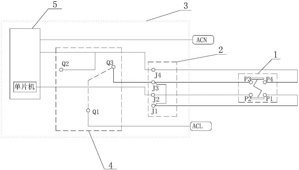 Automatic power-off energy-saving circuit