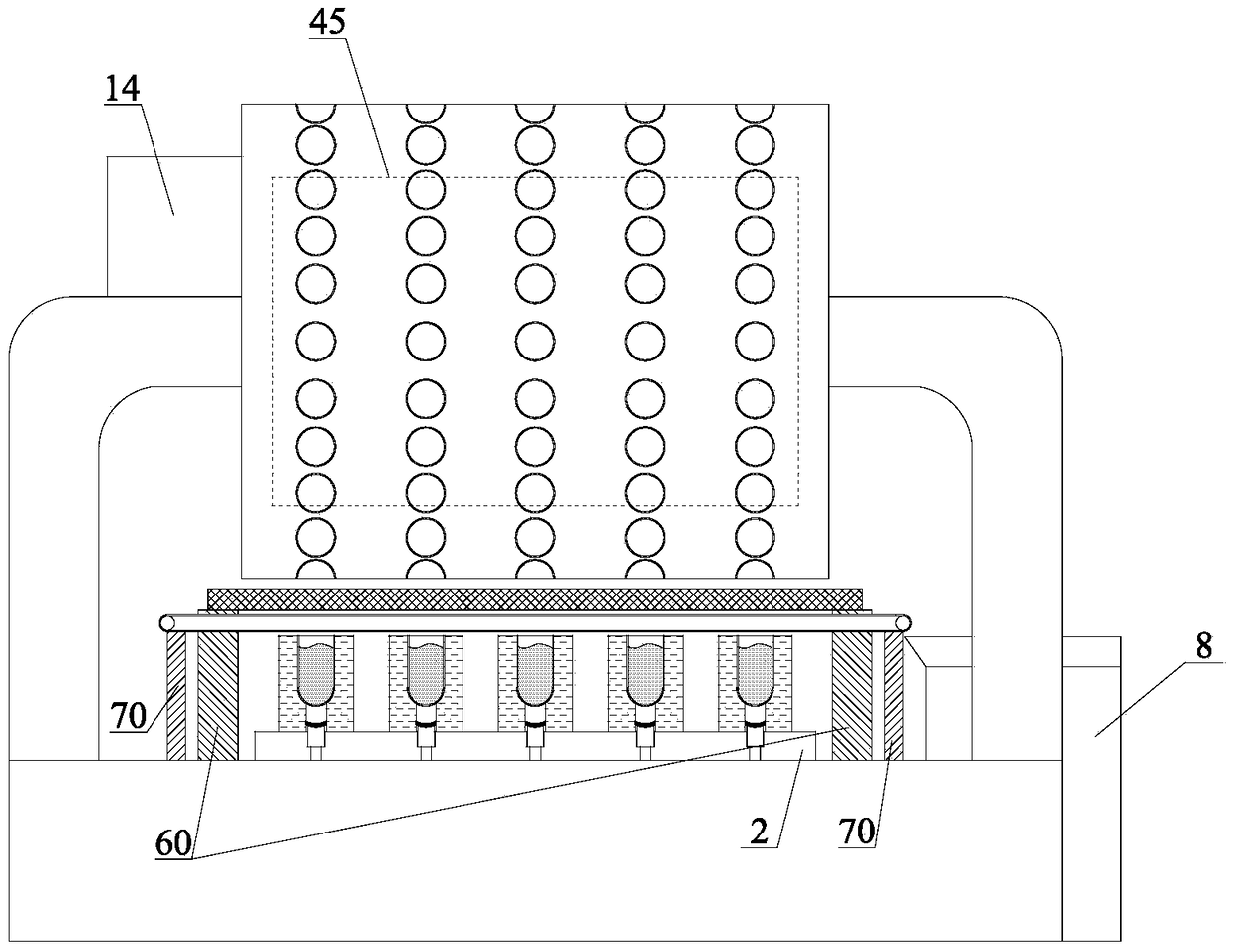 An automatic capsule cap fitting machine